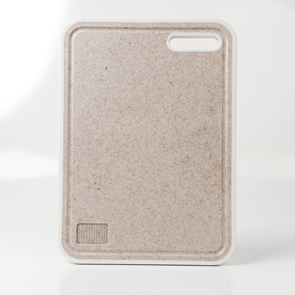 2-in-1 Reversible Cutting Board – Stainless Steel & Eco-Friendly Plastic