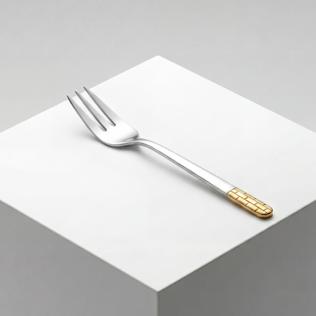 86-Piece Premium 18/10 Stainless Steel Flatware Set - Gold