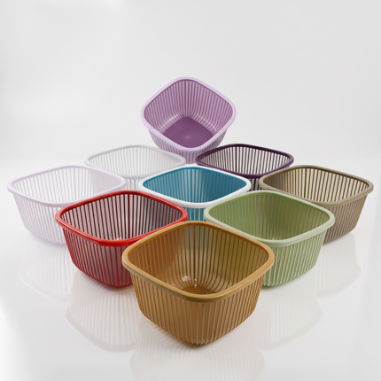 Large Mixing Bowl 5.5L – BPA-Free, Microwave Safe, Dishwasher Safe, Food Safe – Multicolor