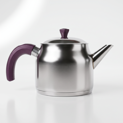 Turkish Stainless Steel Teapot - 1 Liter - Classic