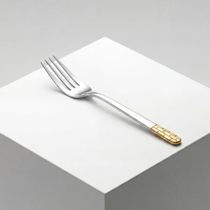 86-Piece Premium 18/10 Stainless Steel Flatware Set - Gold