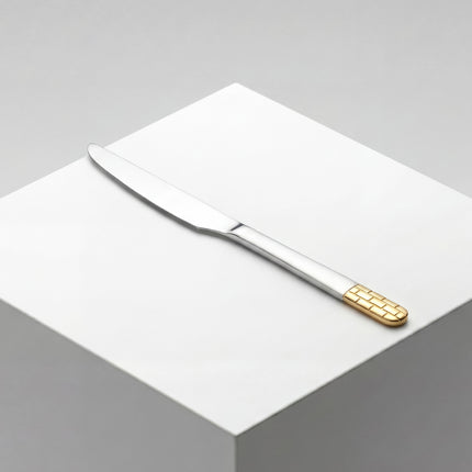 86-Piece Premium 18/10 Stainless Steel Flatware Set - Gold