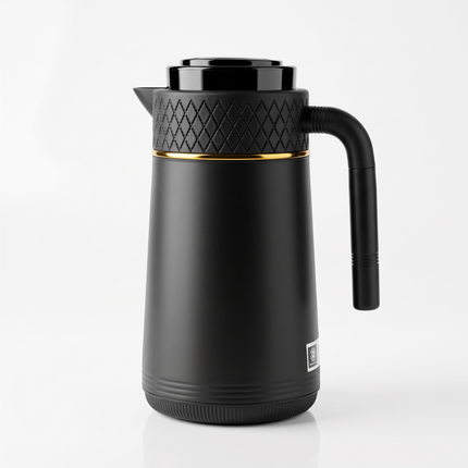 Insulated Double-Wall Thermal Coffee & Tea Flask – 1 Liter – Multicolor