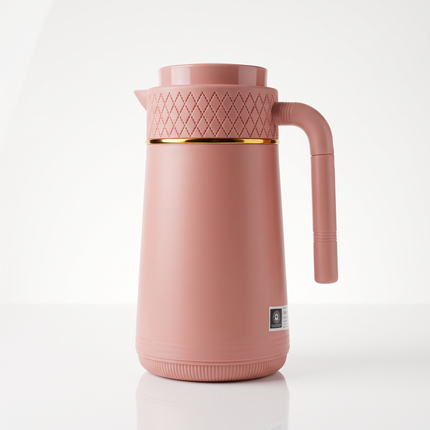 Insulated Double-Wall Thermal Coffee & Tea Flask – 1 Liter – Multicolor