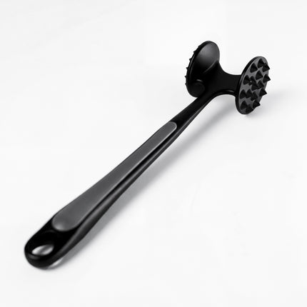 Double-Sided Stainless Steel Meat Tenderizer - Black