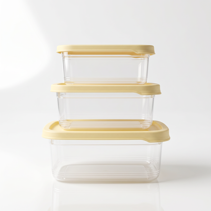 Food Container Set of 3 – 1L, 1.5L, 2.5L – Airtight, Microwave, Freezer & Dishwasher Safe – Multicolor