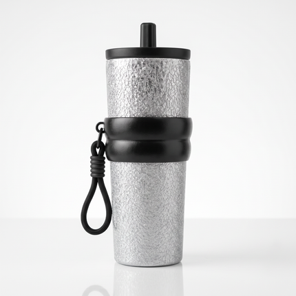 Double-Wall Vacuum Insulated Stainless Steel Water Bottle – Glitter Finish – Multicolor