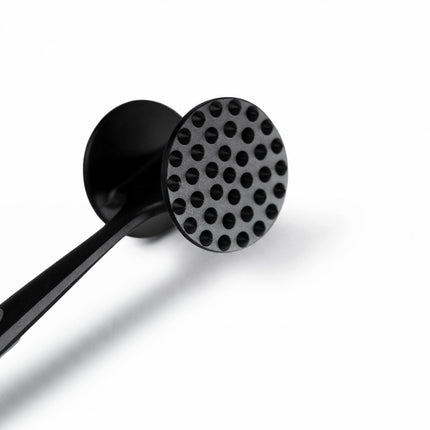 Double-Sided Stainless Steel Meat Tenderizer - Black