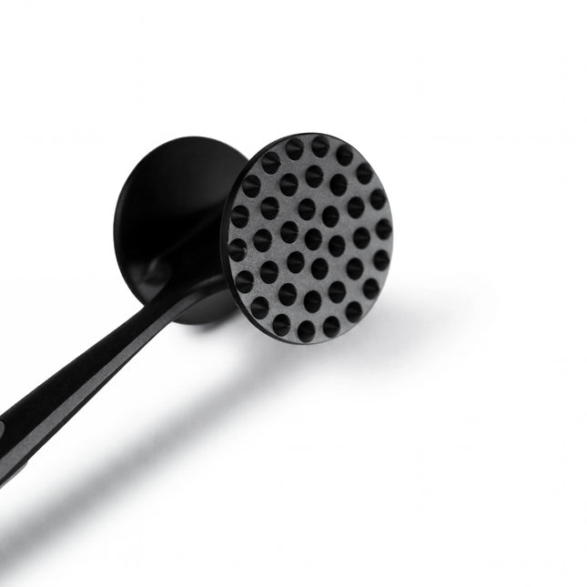 Double-Sided Stainless Steel Meat Tenderizer - Black