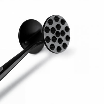 Double-Sided Stainless Steel Meat Tenderizer - Black