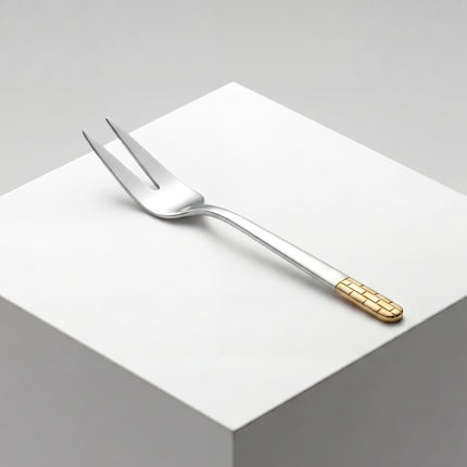 86-Piece Premium 18/10 Stainless Steel Flatware Set - Gold