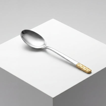 86-Piece Premium 18/10 Stainless Steel Flatware Set - Gold