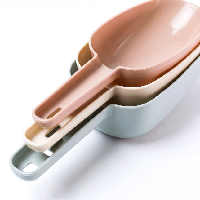 3-Piece Measuring Scoop Set - Multicolor