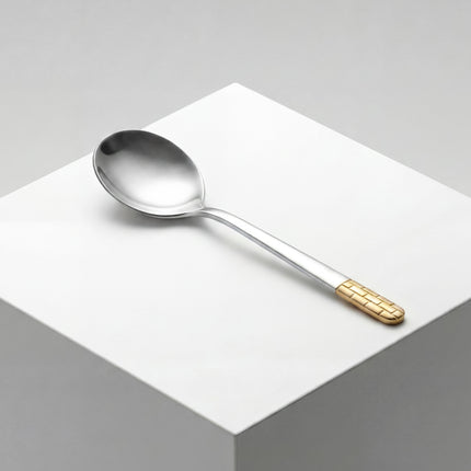 86-Piece Premium 18/10 Stainless Steel Flatware Set - Gold
