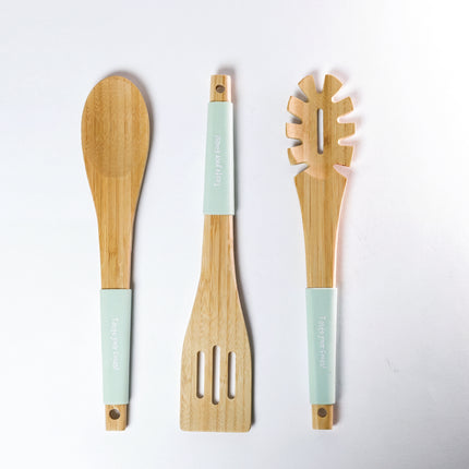 Casasunco 3-in-1 Silicone Kitchen Utensil Set - Grey