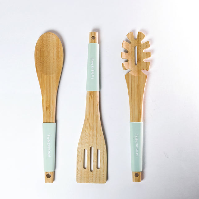 Casasunco 3-in-1 Silicone Kitchen Utensil Set - Grey