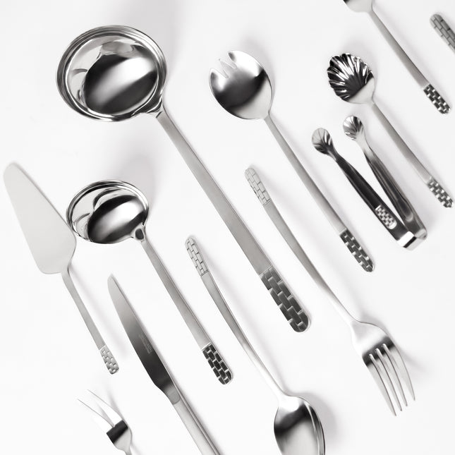 86-Piece Premium 18/10 Stainless Steel Flatware Set - Complete Family Set