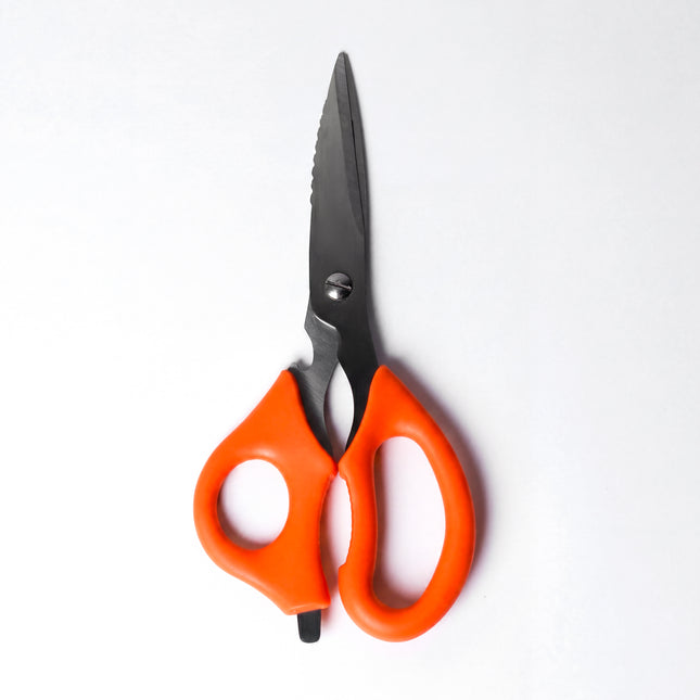 Multi-Use Kitchen Scissors with Screwdriver - Orange