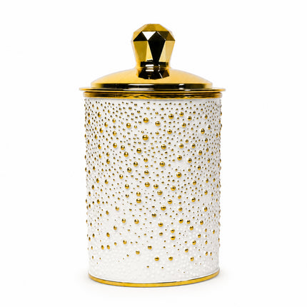3-Piece Acrylic Jar Set - Gold Lids