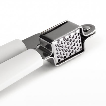 Casasunco Stainless Steel Garlic Press - White