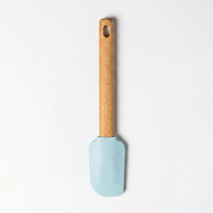 Casasunco 3-in-1 Silicone Kitchen Utensil Set - Baby Blue - With Hanging Hole