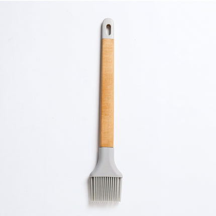 Casasunco 3-in-1 Silicone Kitchen Utensil Set - Beige - With Hanging Hole