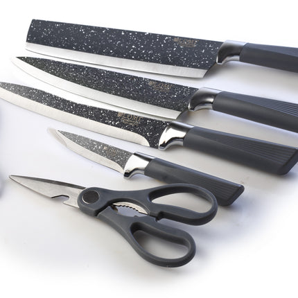 6-Piece Granite Knife Set - Black Granite" & CHAR(10) &