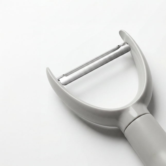 Rotary Stainless Steel Peeler - Grey
