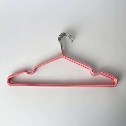 Silicone Suit Hanger 10 Pieces - Pink
