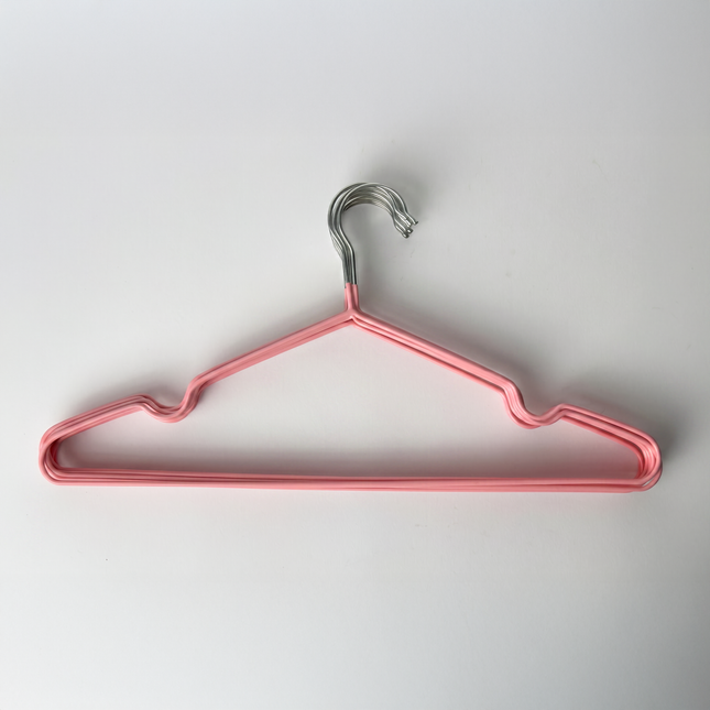 Silicone Suit Hanger 10 Pieces - Pink