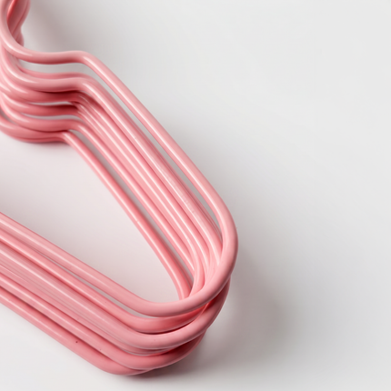 Silicone Suit Hanger 10 Pieces - Pink