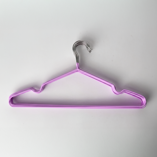 Silicone Suit Hanger 10 Pieces -  Purple