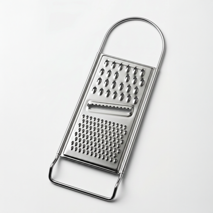 Multi-Purpose Stainless Steel Grater - Shiny