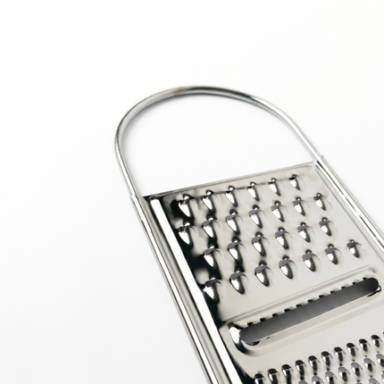 Multi-Purpose Stainless Steel Grater - Shiny