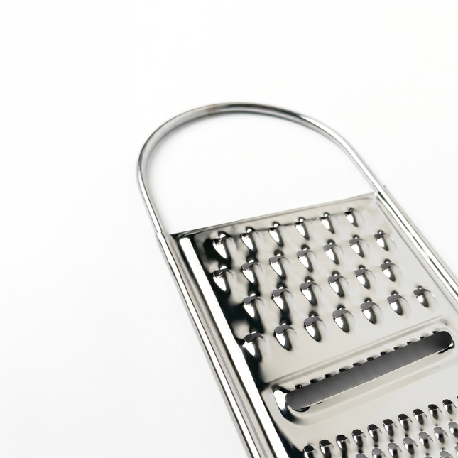 Multi-Purpose Stainless Steel Grater - Shiny