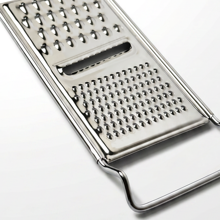 Multi-Purpose Stainless Steel Grater - Shiny