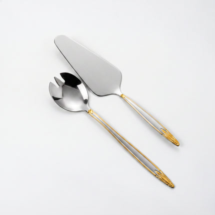 86-Piece Premium 18/10 Stainless Steel Flatware Set - Gold
