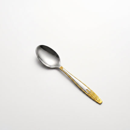 86-Piece Premium 18/10 Stainless Steel Flatware Set - Gold