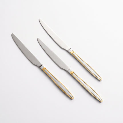 86-Piece Premium 18/10 Stainless Steel Flatware Set - Gold