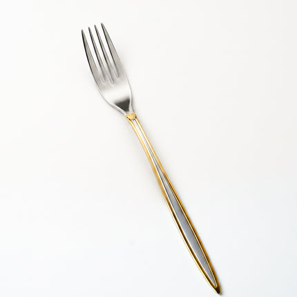 86-Piece Premium 18/10 Stainless Steel Flatware Set - Gold